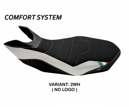DH711M2-2WH-6 Seat saddle cover Medea 2 Comfort System White (WH) T.I. for DUCATI HYPERMOTARD 796 2007 > 2012