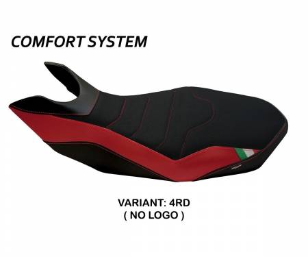 DH711M2-4RD-6 Seat saddle cover Medea 2 Comfort System Red (RD) T.I. for DUCATI HYPERMOTARD 796 2007 > 2012