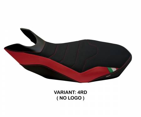 DH711R2-4RD-6 Seat saddle cover Ribe 2 Ultragrip Red (RD) T.I. for DUCATI HYPERMOTARD 1100/EVO 2007 > 2012