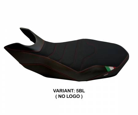 DH711R2-5BL-6 Seat saddle cover Ribe 2 Ultragrip Black (BL) T.I. for DUCATI HYPERMOTARD 796 2007 > 2012