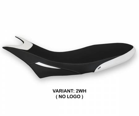 DH95C1-2WH-4 Seat saddle cover Cuba 1 White (WH) T.I. for DUCATI HYPERMOTARD 950 2019 > 2024