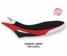 Seat saddle cover Cuba Special Color Red - White (RDW) T.I. for DUCATI HYPERMOTARD 950 2019 > 2024