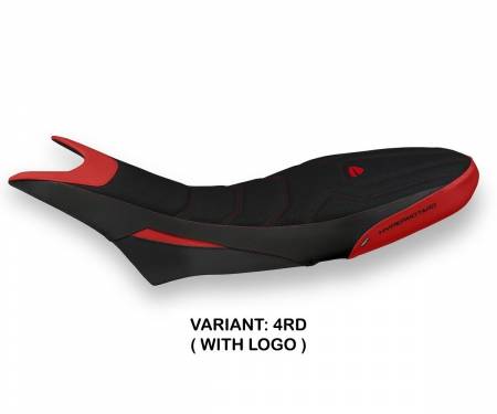 DH95L1-4RD-1 Seat saddle cover Luna 1 Ultragrip Red (RD) T.I. for DUCATI HYPERMOTARD 950 2019 > 2024