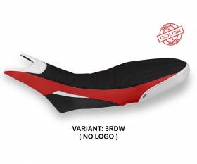 Seat saddle cover Luna Special Color Ultragrip Red - White (RDW) T.I. for DUCATI HYPERMOTARD 950 2019 > 2024