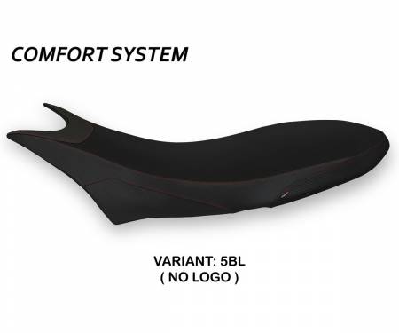 DH95O1-5BL-4 Seat saddle cover Orlando 1 Comfort System Black (BL) T.I. for DUCATI HYPERMOTARD 950 2019 > 2024