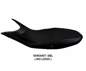 Seat saddle cover Scicli 1 Black (BL) T.I. for DUCATI HYPERMOTARD 821 / 939 2013 > 2018