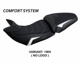 Seat saddle cover Jazan Comfort System White (WH) T.I. for DUCATI MULTISTRADA 1200 2015 > 2020
