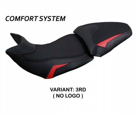DM1215JC-3RD-2 Seat saddle cover Jazan Comfort System Red (RD) T.I. for DUCATI MULTISTRADA 1200 2015 > 2020