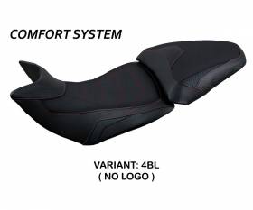 Housse de selle Jazan Comfort System Noir (BL) T.I. pour DUCATI MULTISTRADA 1200 2015 > 2020