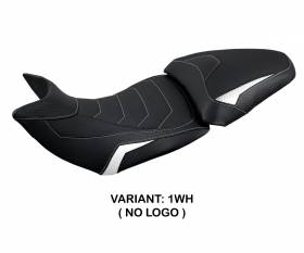 Seat saddle cover Jazan Ultragrip White (WH) T.I. for DUCATI MULTISTRADA 1200 2015 > 2020