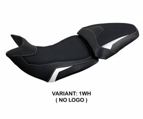 Seat saddle cover Jazan White (WH) T.I. for DUCATI MULTISTRADA 1260 2015 > 2020