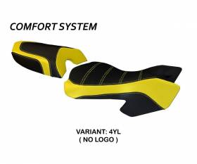 Seat saddle cover Sciacca Color Comfort System Yellow (YL) T.I. for DUCATI MULTISTRADA 1100 2003 > 2009