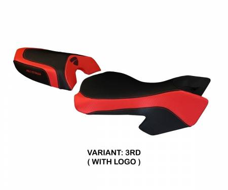 DM39SC-3RD-5 Seat saddle cover Sciacca Color Red (RD) T.I. for DUCATI MULTISTRADA 1100 2003 > 2009