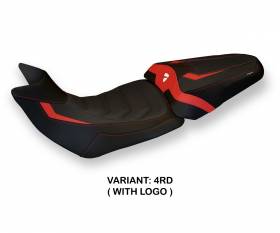 Seat saddle cover Bobbio 2 Ultragrip Red (RD) T.I. for DUCATI MULTISTRADA 1260 2015 > 2020