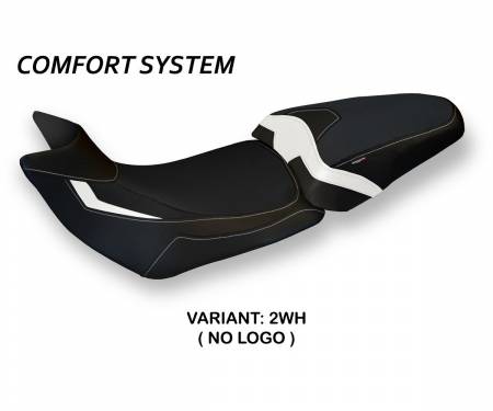 DML60P2-2WH-2 Seat saddle cover Patna 2 Comfort System White (WH) T.I. for DUCATI MULTISTRADA 1260 2015 > 2020