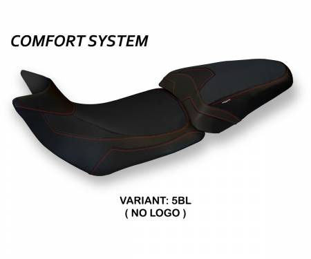 DML60P2-5BL-2 Sattelbezug Sitzbezug Patna 2 Comfort System Schwarz (BL) T.I. fur DUCATI MULTISTRADA 1260 2015 > 2020