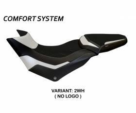 Seat saddle cover Praga 1 Comfort System White (WH) T.I. for DUCATI MULTISTRADA 950 2017 > 2021