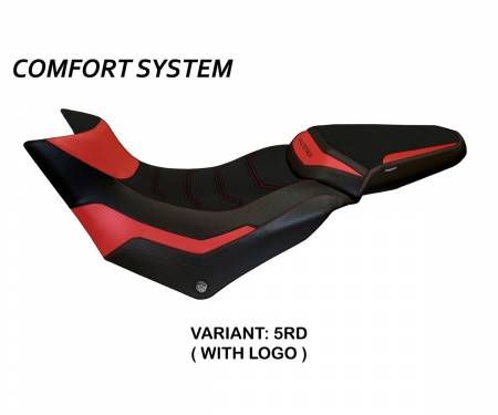DML9P1C-5RD-3 Seat saddle cover Praga 1 Comfort System Red (RD) T.I. for DUCATI MULTISTRADA 950 2017 > 2021