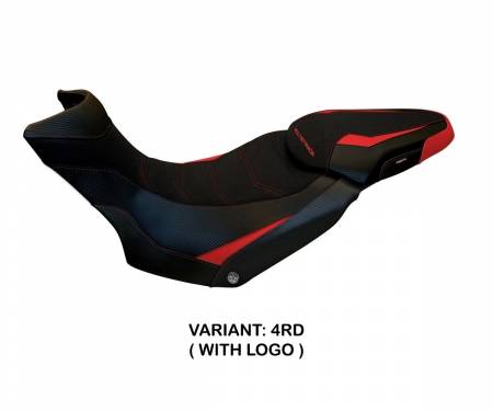 DMLEL2U-4RD-3 Seat saddle cover Lux 2 Ultragrip Red (RD) T.I. for DUCATI MULTISTRADA 1200 ENDURO 2016 > 2021