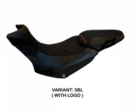 DMLEL2U-5BL-3 Seat saddle cover Lux 2 Ultragrip Black (BL) T.I. for DUCATI MULTISTRADA 1200 ENDURO 2016 > 2021