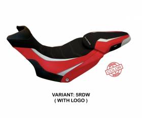 Seat saddle cover Lux Special Color Ultragrip Red - White (RDW) T.I. for DUCATI MULTISTRADA 1200 ENDURO 2016 > 2021