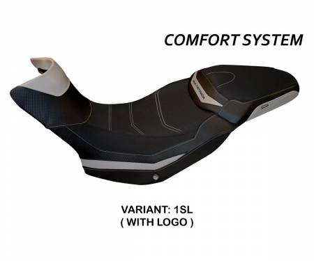 DMLES1C-1SL-3 Seat saddle cover Sona 1 Comfort System Silver (SL) T.I. for DUCATI MULTISTRADA 1260 ENDURO 2016 > 2021