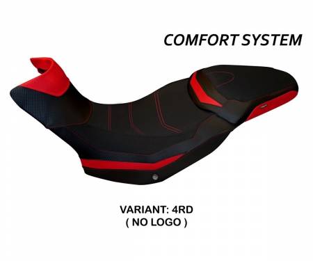 DMLES1C-4RD-4 Seat saddle cover Sona 1 Comfort System Red (RD) T.I. for DUCATI MULTISTRADA 1260 ENDURO 2016 > 2021