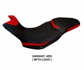 Seat saddle cover Zac 1 Red (RD) T.I. for DUCATI MULTISTRADA 1260 ENDURO 2016 > 2021