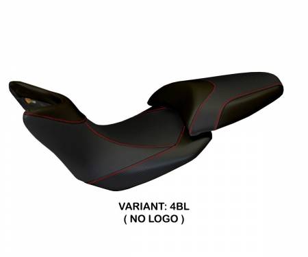 DMLN124-4BL-4 Seat saddle cover Noto Black (BL) T.I. for DUCATI MULTISTRADA 1200 2012 > 2014