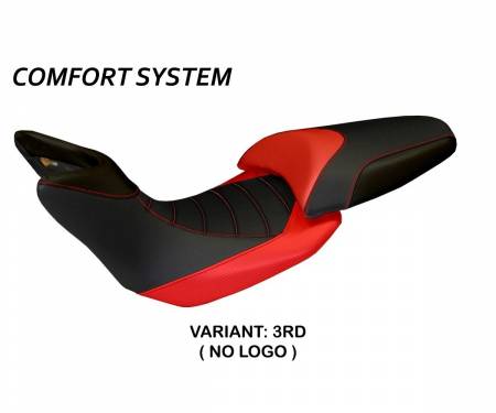 DMLN3C57-3RD-4 Sattelbezug Sitzbezug Noto Comfort System Rot (RD) T.I. fur DUCATI MULTISTRADA 1200 2015 > 2020
