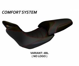 Seat saddle cover Noto Comfort System Black (BL) T.I. for DUCATI MULTISTRADA 1200 2015 > 2020