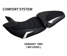 Seat saddle cover Haria comfort system White WH T.I. for Ducati Multistrada V2 2021 > 2024