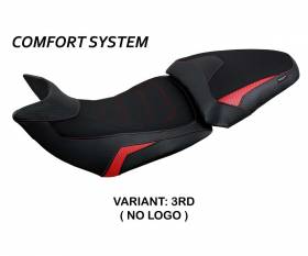 Seat saddle cover Haria comfort system Red RD T.I. for Ducati Multistrada V2 2021 > 2024