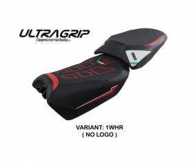 Safi Ultragrip NO LOGO White/Red T.I. Seat Cover for Ducati Multistrada V4 2021 > 2022