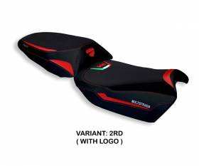 Seat saddle cover Tokat Red (RD) T.I. for DUCATI MULTISTRADA V4 (SELLA NORMALE) 2021 > 2024