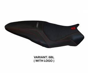 Seat saddle cover Toledo 3 Ultragrip Black (BL) T.I. for DUCATI MONSTER 1200 R 2016 > 2019