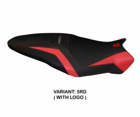 Seat saddle cover Toledo 3 Red (RD) T.I. for DUCATI MONSTER 1200 R 2016 > 2019