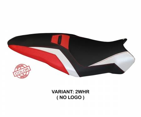 DMN12RTS1-2WHR-2 Seat saddle cover Toledo Special Color White - Red (WHR) T.I. for DUCATI MONSTER 1200 R 2016 > 2019