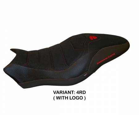 DMN77P2U-5BL-7 Seat saddle cover Piombino 2 Ultragrip Black (BL) T.I. for DUCATI MONSTER 797 2017 > 2020