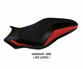 Seat saddle cover Lipsia 3 Red (RD) T.I. for DUCATI MONSTER 1200 2017 > 2020