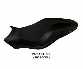 Seat saddle cover Lipsia 3 Black (BL) T.I. for DUCATI MONSTER 1200 2017 > 2020