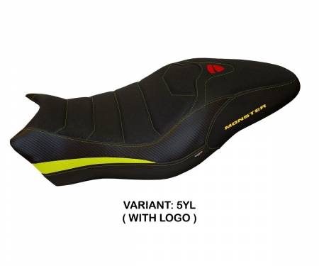 DMN81P2-5YL-7 Seat saddle cover Piombino 2 Ultragrip Yellow (YL) T.I. for DUCATI MONSTER 821 2017 > 2020