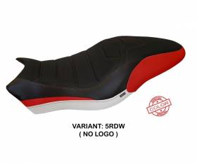 Seat saddle cover Piombino Special Color Ultragrip Red - White (RDW) T.I. for DUCATI MONSTER 821 2017 > 2020