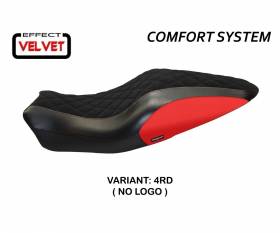 Rivestimento sella Andorra Velvet Comfort System Rosso (RD) T.I. per DUCATI MONSTER 821 2014 > 2016