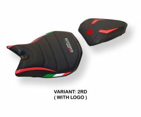 Seat saddle cover Delft Ultragrip Red (RD) T.I. for DUCATI PANIGALE 1299 2015 > 2018