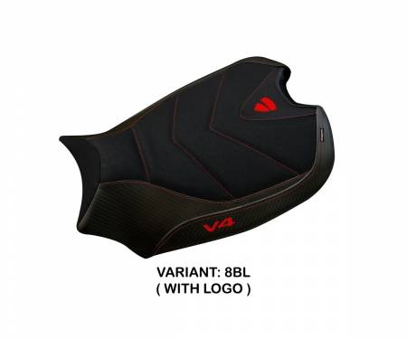 DP4W1U-8BL-1 Seat saddle cover Wanaka 1 Ultragrip Black (BL) T.I. for DUCATI PANIGALE V4 2018 > 2023