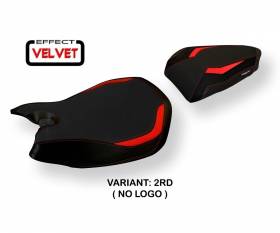 Seat saddle cover Seul Velvet Red (RD) T.I. for DUCATI PANIGALE 959 2016 > 2018