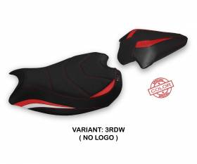 Seat saddle cover Galati Ultragrip Red - White (RDW) T.I. for DUCATI PANIGALE V2 2020 > 2022
