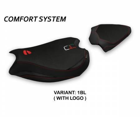DPV2Z-1BL-1 Seat saddle cover Zatoca Comfort System Black (BL) T.I. for DUCATI PANIGALE V2 2020 > 2022