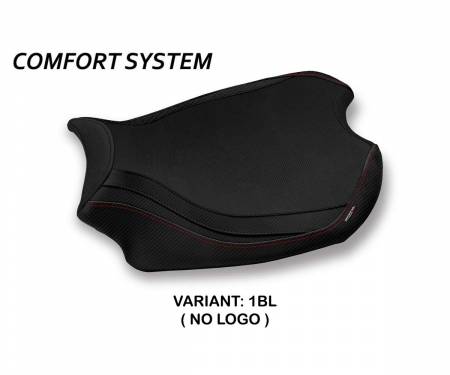 DPV4G-1BL-2 Seat saddle cover Glinka Comfort System Black (BL) T.I. for DUCATI PANIGALE V4 2018 > 2023